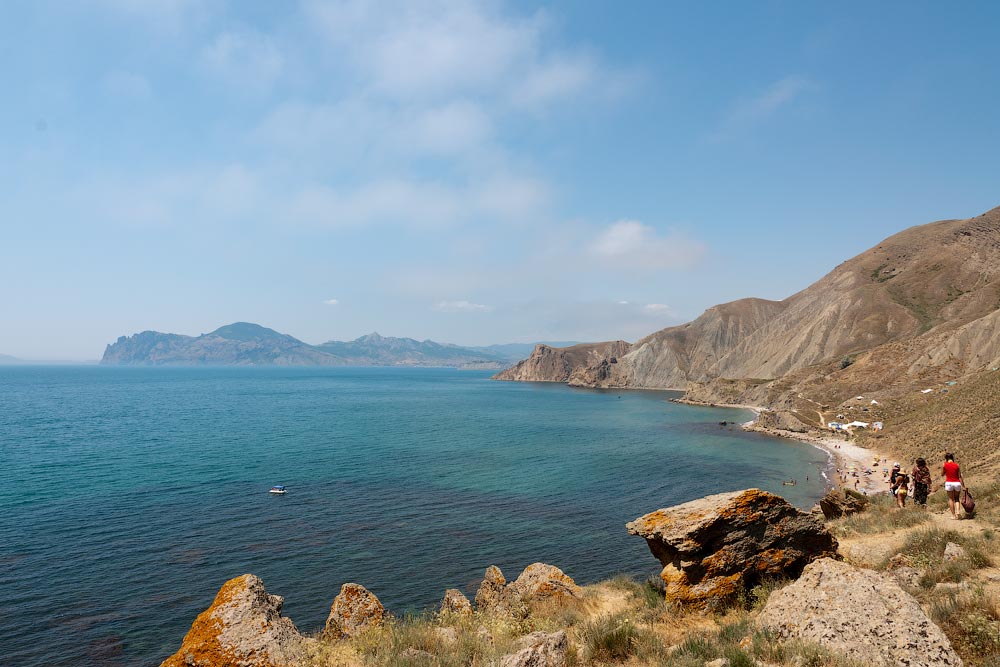 Пляжи Орджоникидзе Крым за вторым